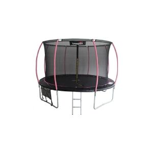 Trampolin Lean Sport Max 487 cm, sort og pink