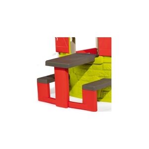 Smoby Picnic Table, Legehus bord, Plast, Grå