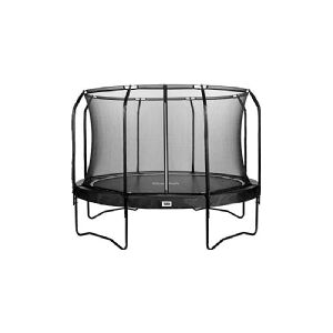 NSH Nordic Salta Trampolin Premium Black Edition Ø427 cm, sort inkl. sikkerhedsnet (805-562)