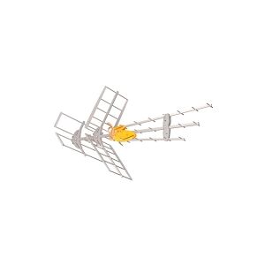 Televes DAT BOSS MIX - Antenne - dobbeltdipoler, Yagi - TV - 16 dBi (til 470 - 698 MHz/BOSSTech fra), 41 dBi (til 470 - 698 MHz/BOSSTech til), 8.5 dBi (for 174 - 230 MHz/BOSSTech off), 36.5 dBi (for 174 - 230 MHz/BOSSTech on) - mast