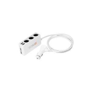 Technaxx TE11 - Bilstrømsadapter - 120 Watt - 2.4 A (USB, automobile cigarette lighter)