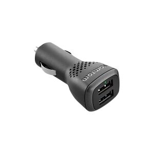 TomTom High-Speed Dual Charger - Bilstrømsadapter - 2.4 A - 2 output-stikforbindelser (USB) - for GO 620, 6200  GO Professional 520, 620, 62XX  RIDER 410, 42, 420, 450, 500, 550  VIA 53