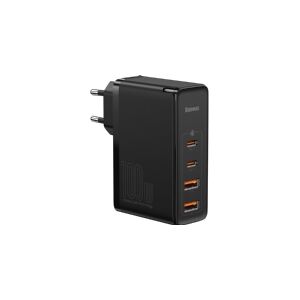 Baseus GaN2 Pro- Hurtigoplader 2xUSB + 2xUSB-C 100W (sort)