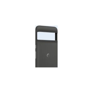 Google - Bagsidecover til mobiltelefon - aluminium, silicone, polykarbonatskal - brunsort - for Pixel 8 Pro