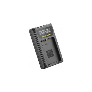 Nitecore USB-oplader til 2x Canon Lp-e17 / Lpe17-batterier - Qc Quick Charge + LCD-skærm Nitecore / Ucn5