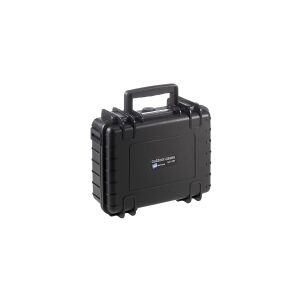 B&W International B&W outdoor.case Type 1000 - Hårdt hylster til actionkamera/tilbehør - polypropylen - sort