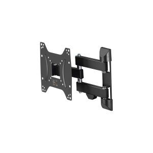 Hama FULLMOTION TV Wall Bracket, 1 star - Monteringssæt (vægmontering, 2 sving arme) - for LCD display - stål - sort - skærmstørrelse: 19-48