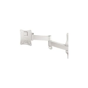 Hama Ultraslim FULLMOTION TV Wall Bracket, 5 stars, XS - Monteringssæt - for Tv - metal - hvid - skærmstørrelse: 10-26 - vægmonterbar