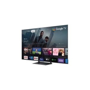 TCL 75C735 - 75 Diagonal klasse (74.5 til at se) LED-bagbelyst LCD TV - QLED - Smart TV - Google TV - 4K UHD (2160p) 3840 x 2160 - HDR - Quantum Dot - børstet titan