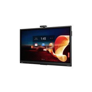 Lenovo ThinkVision T75 - 75 Diagonal klasse LED-bagbelyst LCD paneldisplay - interaktiv - med berøring (multiberøring)/8-mikrofonarray/4K-kamera - Android - 4K UHD (2160p) 3840 x 2160 - HDR - Direct LED