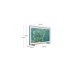 Samsung QE65LS03BGU - 65 Diagonalklasse The Frame LS03B Series LED-bagbelyst LCD-tv - QLED - Smart TV - Tizen OS - 4K UHD (2160p) 3840 x 2160 - HDR - Quantum Dot, Dual LED - sort