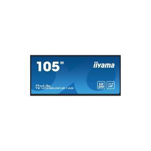 iiyama ProLite TE10518UWI-B1AG - 105 Diagonal klasse (104.6 til at se) LED-bagbelyst LCD paneldisplay - interaktiv digital skiltning - med berøringsskærm - Android - 5K UHD (2160p) 5120 x 2160 - sort, mat