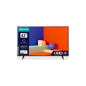 Hisense 43A6K - 43 Diagonal klasse A6K Series LED-bagbelyst LCD TV - Smart TV - VIDAA - 4K UHD (2160p) 3840 x 2160 - HDR - Direct LED - sort