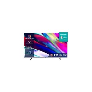 Hisense 75A7KQ. Bildschirmdiagonale: 190,5 cm (75), Display-Auflösung: 3840 x 2160 Pixel, HD-Typ: 4K Ultra HD, QLED, Smart-TV. Helligkeit: 350 cd/m², Reaktionszeit: 8 ms, Kontrastverhältnis: 1200:1, Natives Seitenverhältnis: 16:9. Digitales Signalf