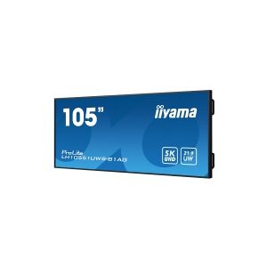 iiyama ProLite LH10551UWS-B1AG - 105 Diagonal klasse (104.7 til at se) LED-bagbelyst LCD paneldisplay - digital skiltning - 5K UHD (2160p) 5120 x 2160 - sort