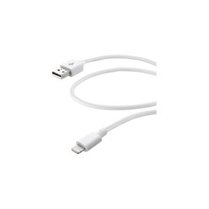 JA Micro A/S CL data-ladekabel, light 1m - Til iPhone : 5,6,7 samt Ipad : Air, Air 2 og iPad mini