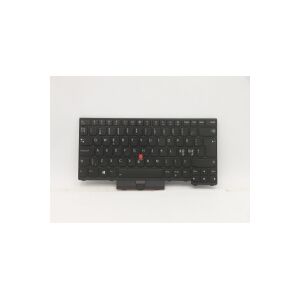 Lenovo Lite-On - Notebooks udskiftningstastatur - med Trackpoint, UltraNav - bagbelyst - QWERTY - Nordisk - for ThinkPad L14 Gen 1 20U1, 20U2, 20U5, 20U6