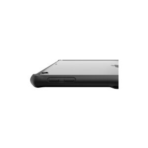 ITSKINS HYBRID // SOLID FOLIO - Bagsidecover til tablet - leatherette - sort - 10.2 - for Apple 10.2-inch iPad (7. generation, 8. generation)