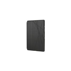 Targus Click-In - Flipomslag til tablet - termoplastisk polyuretan (TPU) - sort - 10.5 - for Samsung Galaxy Tab A8