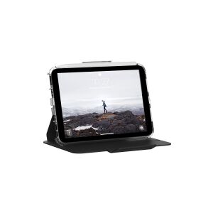 Urban Armor Gear [U] Protective Case for iPad Mini (6th Gen, 2021) [8.3-inch] - Lucent Black - Flipomslag til tablet - sort - 8.3 - for Apple iPad mini (6. generation)