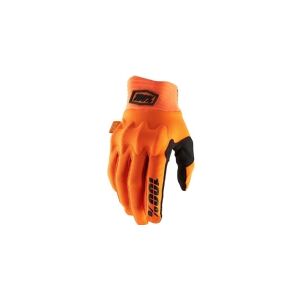 100% COGNITO Handske fluo orange sort størrelse XL (håndlængde 200-209 mm) (NY)