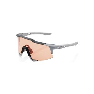 100% SPEEDCRAFT Soft Tact Stone Grey - HiPER Coral Lens (LT 52% Coral Glasses + LT 93% Clear Glasses) (NY 2021)