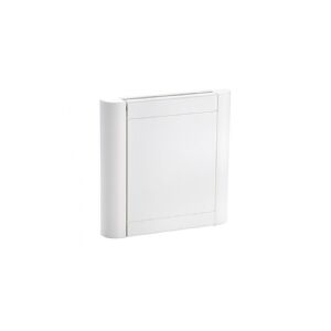 NILFISK Sugekontakt DESIGN, kvadratisk 9x9 cm i hvid plast til montering i væg.