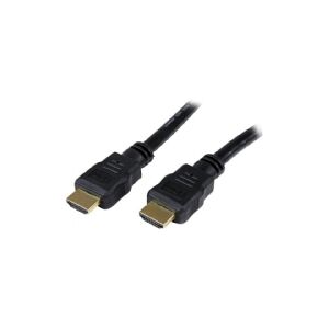 StarTech.com 5m High Speed HDMI Cable - Ultra HD 4k x 2k HDMI Cable - HDMI to HDMI M/M - 5 meter HDMI 1.4 Cable - Audio/Video Gold-Plated (HDMM5M) - HDMI-kabel - HDMI han til HDMI han - 5 m - afskærmet - sort