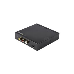 StarTech.com HDMI to RCA Converter Box with Audio - Composite Video Adapter - NTSC/PAL - 1080p (HD2VID2) - Video transformer - HDMI - kompositvideo - sort