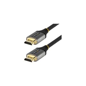 StarTech.com 10ft (3m) Premium Certified HDMI 2.0 Cable with Ethernet, High Speed Ultra HD 4K 60Hz HDMI Cable HDR10, ARC, HDMI Cord For Ultra HD Monitors, TVs, Displays, w/ TPE Jacket - Durable HDMI Video Cable (HDMMV3M) - Premium High Speed - HDMI-kabel 