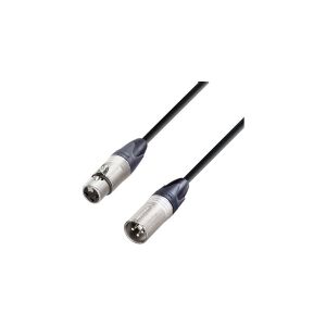 AH Cables KM10FMBLK XLR Forbindelsesledning [1x XLR-tilslutning - 1x XLR-stik] 10.00 m Sort