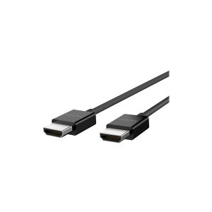 Belkin Components Belkin BOOST CHARGE - Ultra High Speed - HDMI-kabel - HDMI han til HDMI han - 2 m - sort - 8K support - for P/N: AVC006BTSGY, F4U098BT, F4U110BT, INC003TTBK, INC004BTSGY