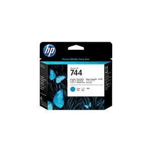 HP 744 - Cyan, foto-sort - printhoved - for DesignJet Z2600 PostScript, Z5600 PostScript