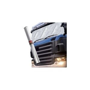HP Autozubehör Rudeafdækning Aluminiumsbelagt , Tyverisikring (B x H) 255 cm x 100 cm Lastbil, SUV, Van , Bus Sølv