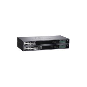 Grandstream Networks Grandstream GXW4224 - VoIP-telefonadapter - 24 porte - 1GbE tale-/faxkort - analoge porte: 24 - 1U - rackmonterbar