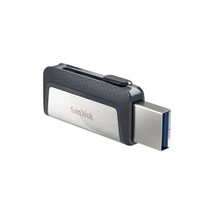 SanDisk Ultra Dual - USB-flashdrev - 256 GB - USB 3.1 / USB-C