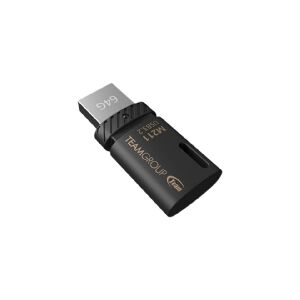 Team Group Team M211 - USB flashdrive - 64 GB - USB 3.2 Gen 1 / USB-C - sort