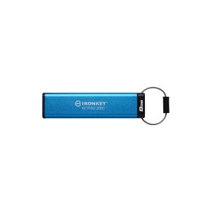 Kingston Technology Kingston IronKey Keypad 200C - USB flashdrive - krypteret - 8 GB - USB-C 3.2 Gen 1