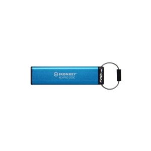 Kingston Technology Kingston IronKey Keypad 200C - USB flashdrive - krypteret - 512 GB - USB 3.2 Gen 1