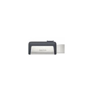 SanDisk Ultra Dual - USB-flashdrev - 128 GB - USB 3.1 / USB-C