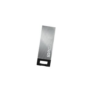 SILICON POWER Touch 835 - USB flashdrive - 16 GB - USB 2.0 - jerngrå