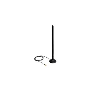 Delock SMA WLAN Antenna with Magnetic Stand and Flexible Joint 6.5 dBi - Antenne - Wi-Fi - 6.5 dBi - omni-directional