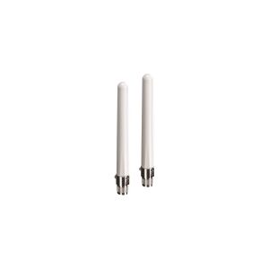 TRENDnet TEW AO46S 4/6 dBi Surge Outdoor Dual Band Omni Antenna Kit - Antenne - Wi-Fi - 4 dBi (til 2,4 GHz), 6 dBi (til 5 GHz) - omni-directional - udendørs - TAA-kompatibel (pakke med 2)