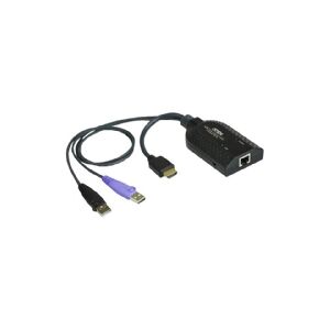 ATEN Technology ATEN KA7168 - Adapter til tastatur/ video / mus (KVM) - USB, HDMI (han) til RJ-45 (hun)