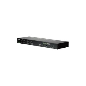 ATEN Technology ATEN KVM over IP CS1716i - KVM switch - 16 x KVM port(s) - 1 lokalbruger - 32 IP-brugere - desktop, monterbar på stativ