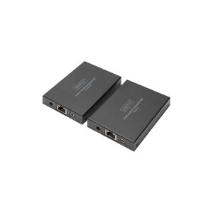 DIGITUS DS-55507 - Sender og modtager - video/audio/infrarød forlænger - HDMI - over CAT 5e/6/6a/7 - op til 150 m