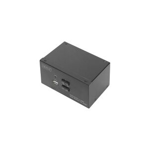 DIGITUS DS-12860 - KVM / audio / USB switch - 2 x KVM / audio / USB - 1 lokalbruger - desktop