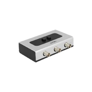 Delock Switch BNC 2 port manual bidirectional - Videoswitch - 2 x kompositvideo - desktop