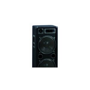 Omnitronic DX-2222, 1.0 kanaler, 500 W, 30 - 18000 Hz, 8 ohm (O), Sort