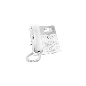 Snom technology snom D717 - VoIP-telefon - 3-vejs opkaldskapacitet - SIP, RTCP, SRTP - hvid